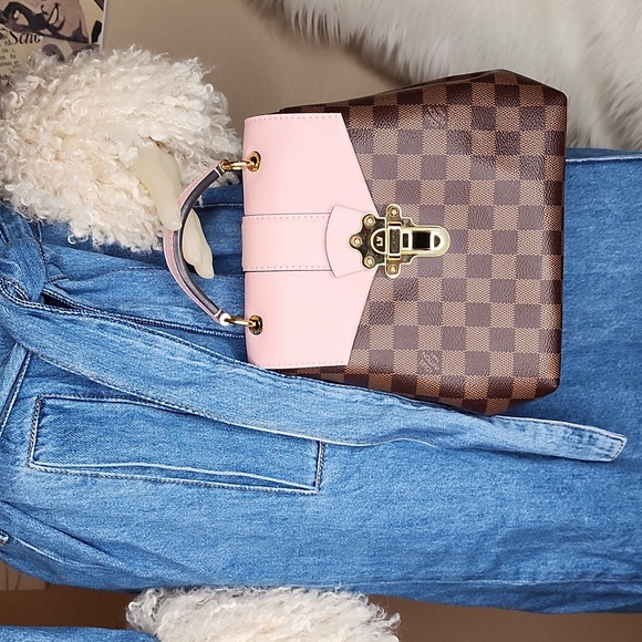 EXCELLENT LOUIS VUITTON LV CLAPTON BACKPACK MULTI WAY CROSSBODY BAG PINK ROSE - Picture 1 of 17